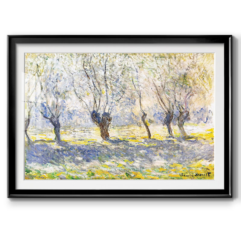 Saules, Giverny, 1886, Noir, H 19 po x l 27 po x P 1,5 po