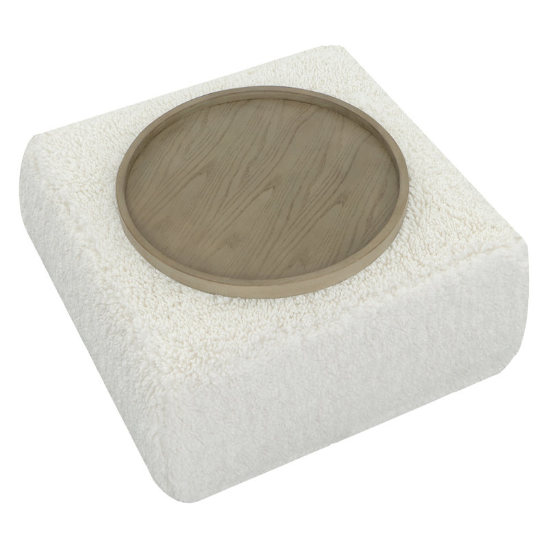Plateau en bois Sundries, Amande chamois
