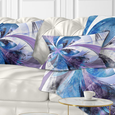 Coussin lombaire en fleur symétrique floral