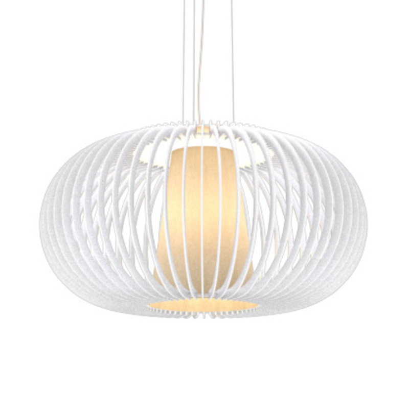 Stecche Di Legno 1 - Light Pendant, 16.38" H x 30.42" W x 30.42" D, Imbuia