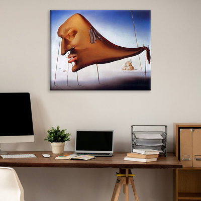 Sleep by Salvador Dali Gallery Wrapped Canvas