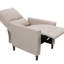 Fauteuil inclinable rembourré manuel-1345488076