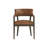 Sacco Dining Armchair - Leather - Brown-1259049406