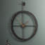 Metal Analog Wall Clock
