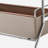 Stainless Steel Coat Rack with Saddle Leather