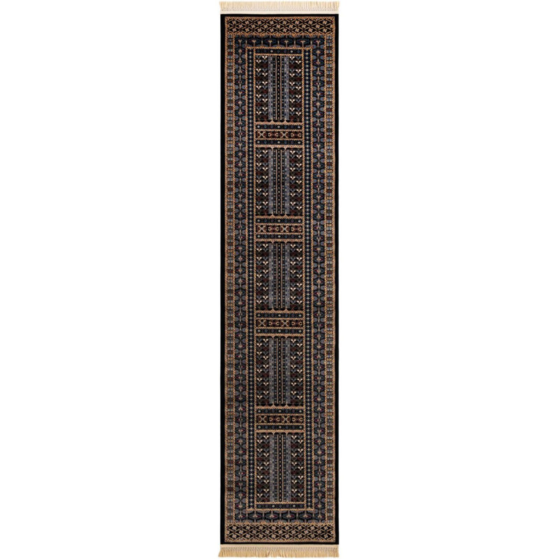 Tapis noir Aucun, Tapis de couloir 2 pi 7 po x 12 pi