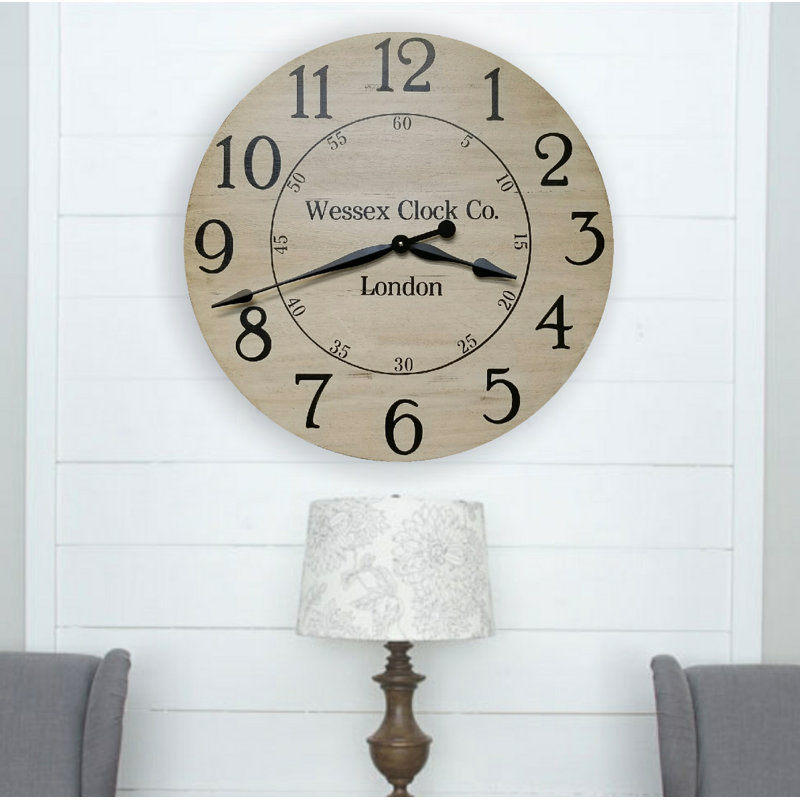 Horloge murale surdimensionnée Creston, Moyen