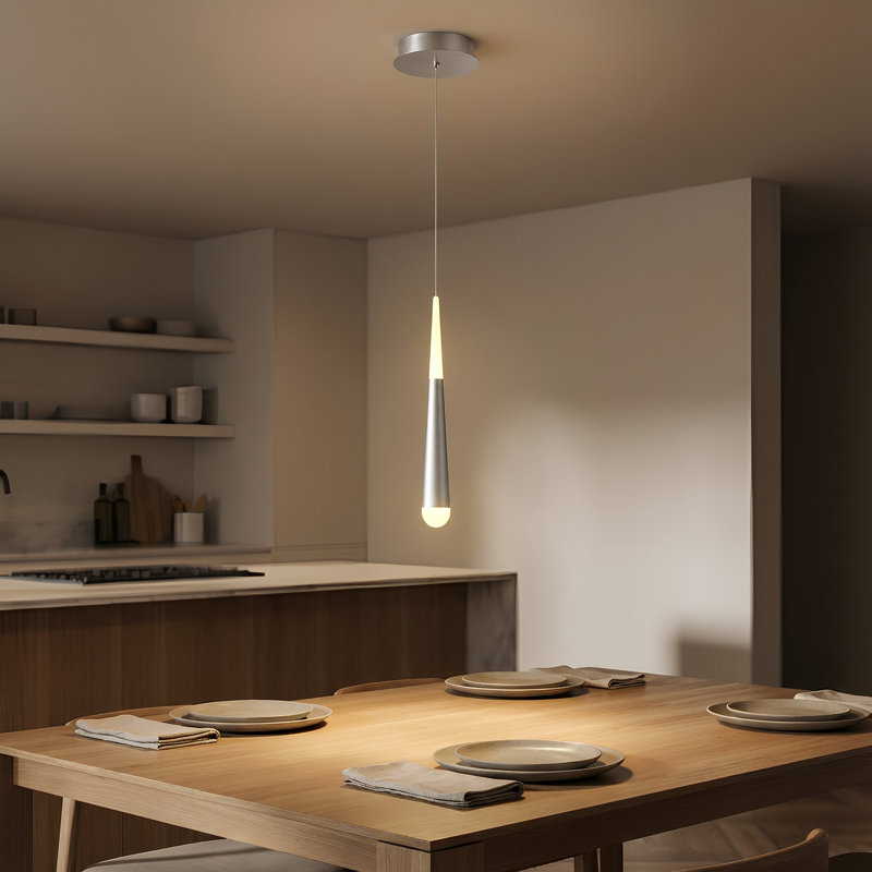 Aeisha 1 - Light Single Pendant, Aluminum