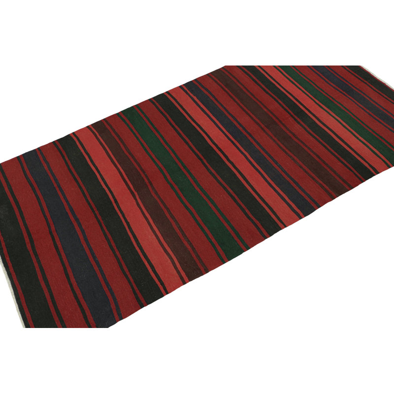 Kilim & Flat Weave One-of-a-Kind 2'7.5''x10'7'' Area Rug