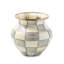 Sterling Check® Enamel Vase