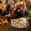 Support à bois de chauffage 36 pouces avec 4 porte-outils