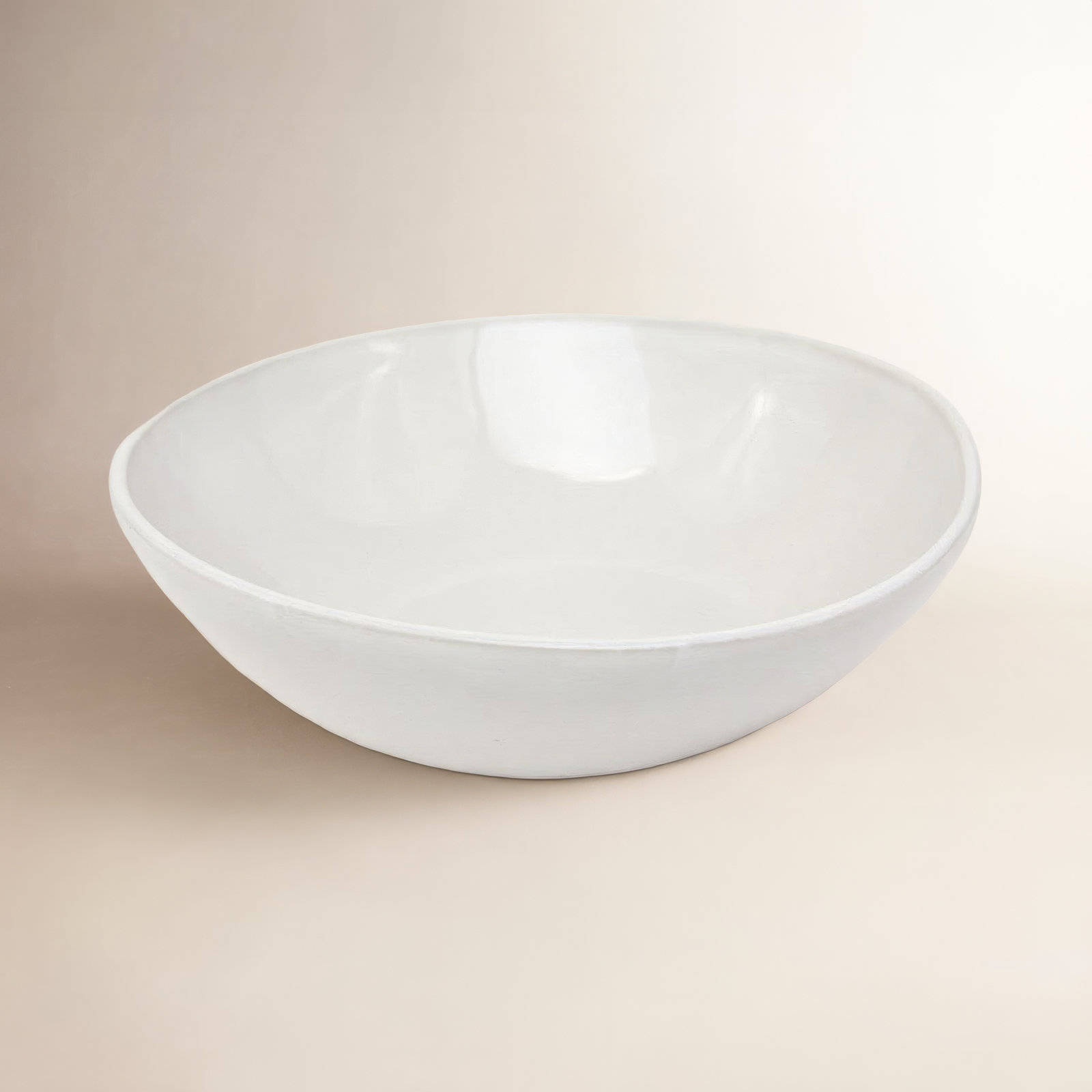 Towler Stoneware Soup Bowl, Pearl