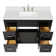 Hamlet 48.25'' Bathroom Vanity with Carrara Quartz Top
