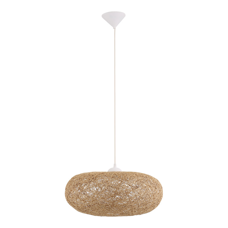 Eucptus 1 - Light Geometric Pendant, Beige/White