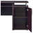 Rochelle Cappuccino 2-Drawer Office Computer Desk-1429781510