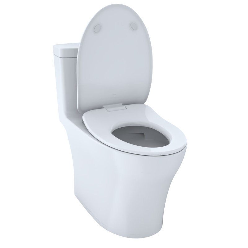 Aquia® IV Ready Dual-Flush Elongated One-Piece Toilet with High Efficiency Flush (Seat Included)