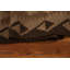 Tapis brun tissé à la main Kilim 7 x 10