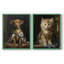 ANIMALS Series CXC - reproduction encadrée de qualité supérieure - prête à être accrochée - aucun clou requis - aucun clou requis-1957397915-1957397916