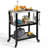 Abey Bar Cart with Metal Outer Material