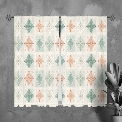 Paire de rideaux obscurcissant en polyester Semetria