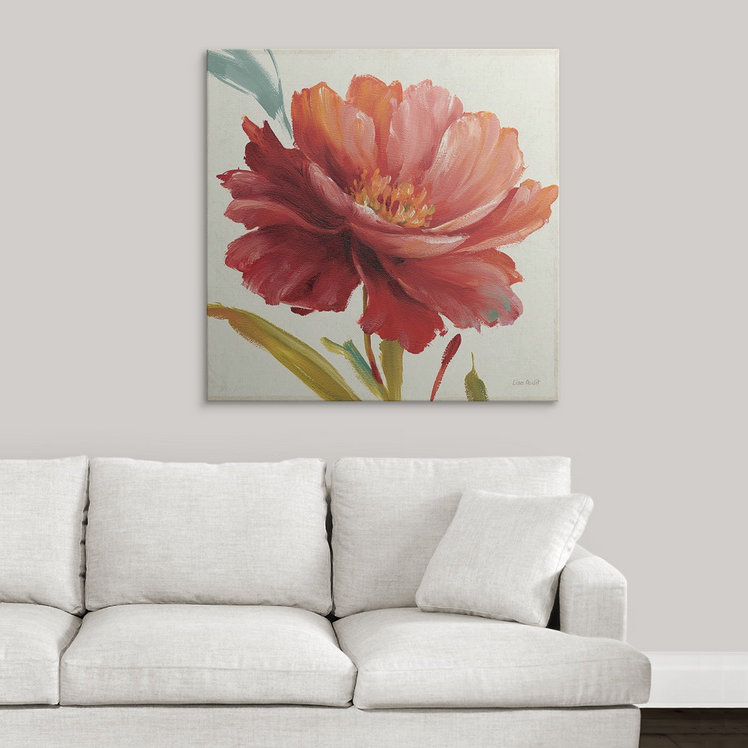 « i » par lisa audit, reproduction d’art Dancing Colors, H 35 po x l 35 po x P 1,5 po, Toile