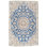 Modra Oriental Area Rug in Light Blue