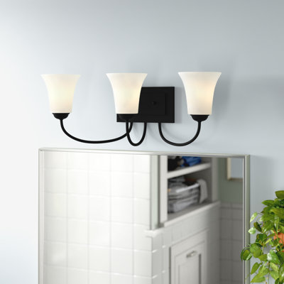 Éclairage de salle de bain à intensité variable 3 lumières Bullis