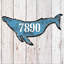 Enseigne suspendue baleine 1 ligne