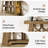 63" Console Table with Arched Legs, 2-Tier Large Farmhouse Entryway Table for Hallway, Living Room or Bedroom, Light Brown