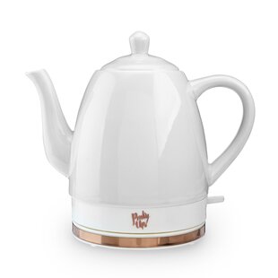 Bella 1.2L Electric Ceramic Tea Kettle with Detachable Base and Boil Dry Protection