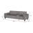Upholstered Track Arm Tufted Sofa-1150428724
