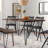 Cartan 60" W Solid Acacia Wood Dining Table-955112876-953596475