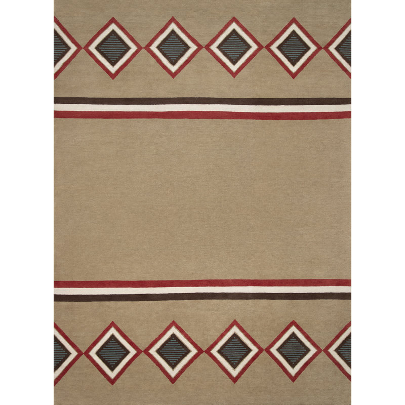 Mesa Wool Southwestern Area Rug, Rectangle 3' x 5'