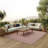 Hyden Positano Solid Rainbow Indoor/Outdoor Area Rug-796410356