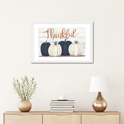 «Thankful Pumpkins» par Sara Baker - reproduction d'art