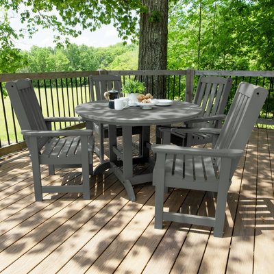 Arbnora 4 - Person Patio Dining Set with Round Table