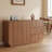 Modern Sideboard, 55.1'' Wide Storage Cabinet With 2 Doors And 3 Drawers, Versatile Dining Room,Living Room-2106372930