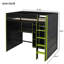 Wood Loft Bed With Desk-828620709