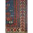 Vintage Worn One-of-a-Kind Runner 3'9" x 8' 1900s Runner Wool Area Rug in Blue
