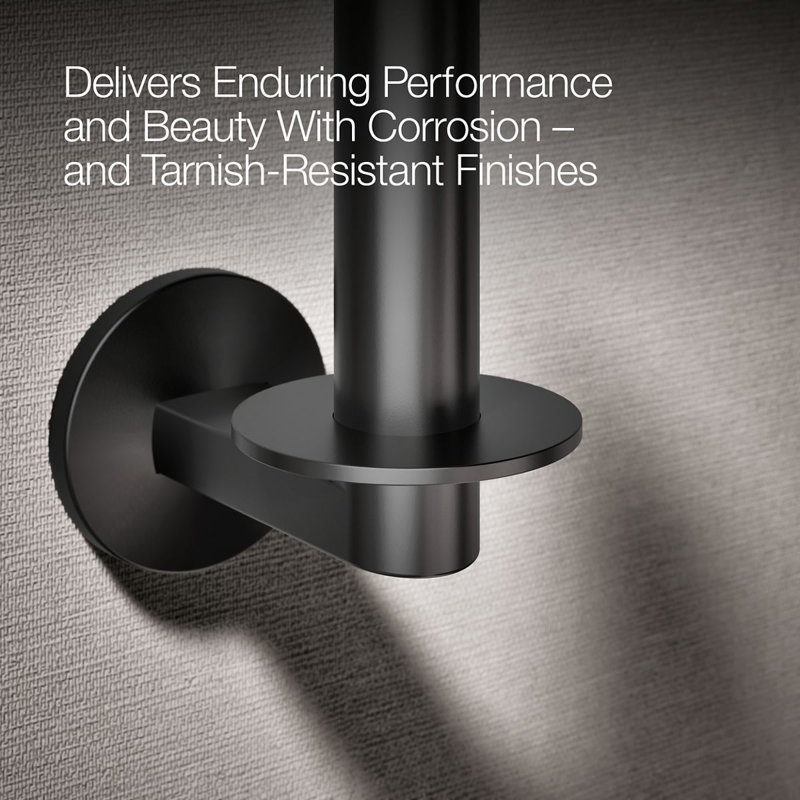 Components™ Vertical Toilet Tissue Holder, Matte Black