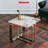 23.63" Square End Table Coffee Table, Grey-880673035