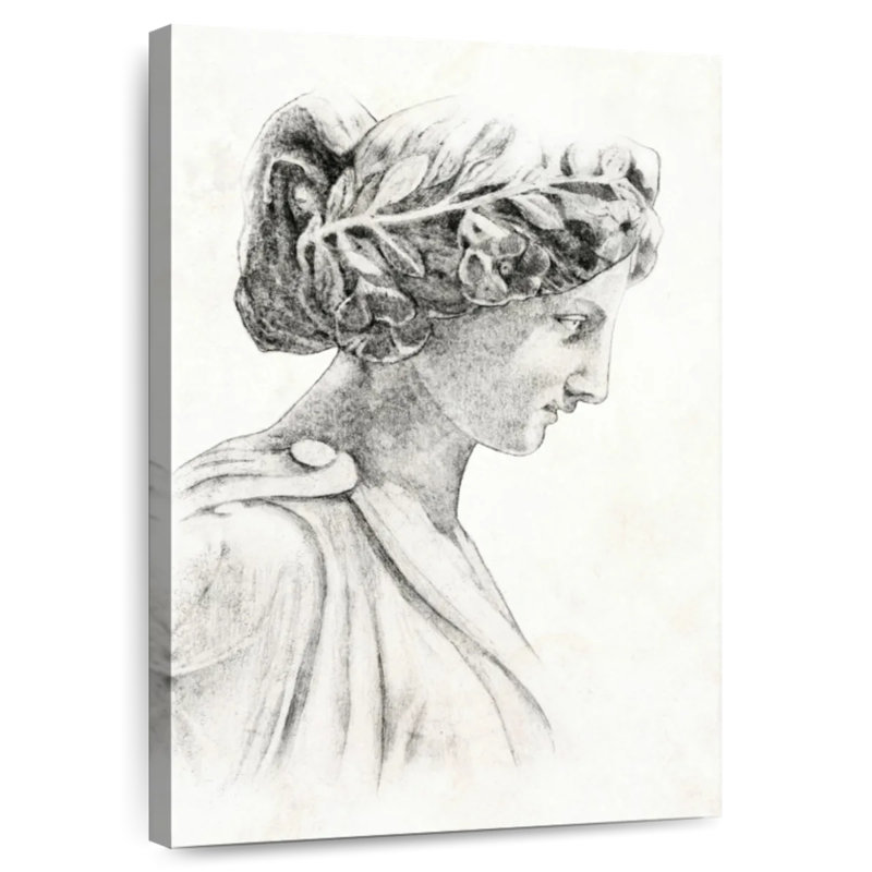 Statue grecque Leisha I, H 48 po x l 32 po