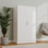 Armoire de rangement polyvalente 2 portes avec tablettes Orley, l 33,07 po