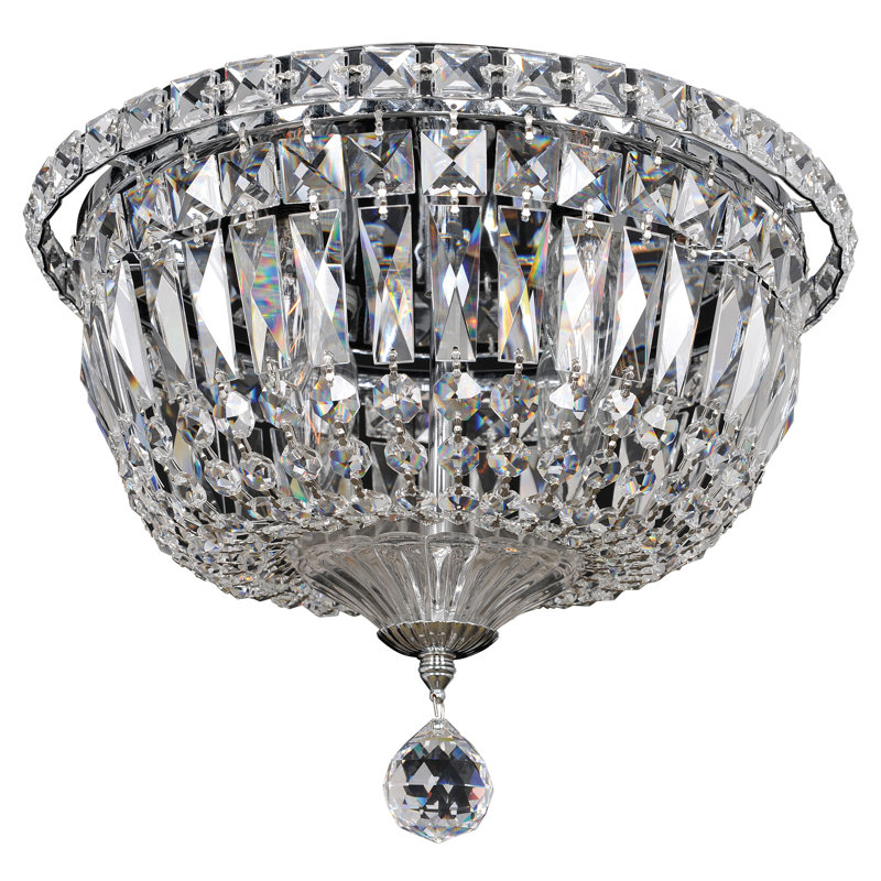 Betti 4 - Light 12" Unique/Statement Bowl Semi Flush Mount