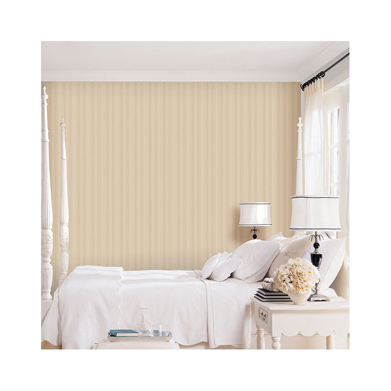 10m x 53cm Roll Wallpaper, Cream