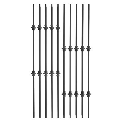 Balusters 10Pcs Balusters Support Industrial Loft Pipe Handrail For Stairs