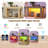 63 Inch Long Console Table With Outlets And Usb Ports, Wooden Sofa Table Behind Couch With Led Lights, Farmhouse Rectangular Entryway Accent Table For Living Room, Hallway, Entrance-328039326
