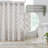 Az Cotton Blend Geometric Shower Curtain