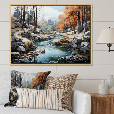 Cascade de sérénité, impression d'art mural