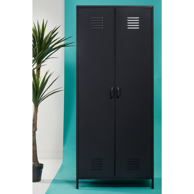 Abdul-Raheem 2 Door Steel Wardrobe